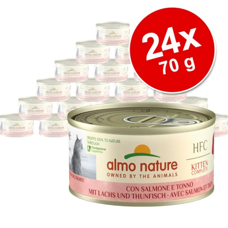 Almo Nature HFC Complete Kitten -säästöpakkaus 24 x 70 g