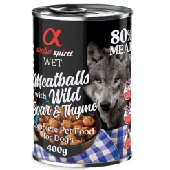 Alpha Spirit Dog Meatballs 6 x 400 g