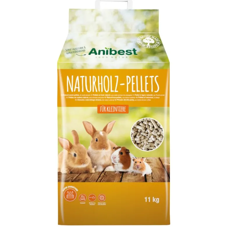 Anibest luonnonpuupelletit