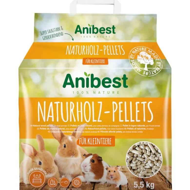 Anibest luonnonpuupelletit