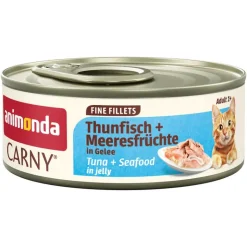 animonda Carny Adult Fine Fillets hyytelössä 12 x 60 g