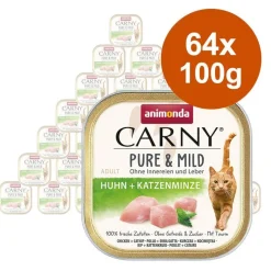 Animonda Carny Adult Pure & Mild -säästöpakkaus 64 x 100 g