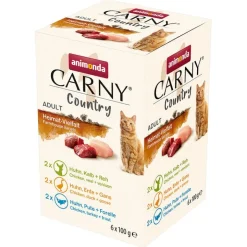 Animonda Carny Country Adult -lajitelma 6 x 100 g