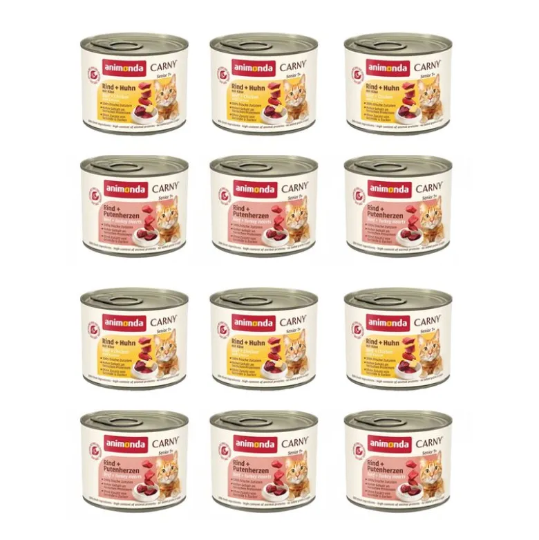 Animonda Carny Senior -säästöpakkaus 12 x 200 g