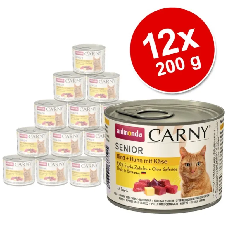 Animonda Carny Senior -säästöpakkaus 12 x 200 g
