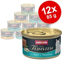 Animonda Vom Feinsten Adult -lajitelma 12 x 85 g