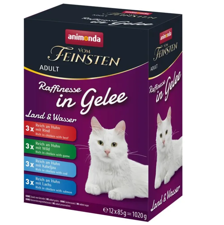 animonda Vom Feinsten Adult Raffinesse hyytelöissä 24 x 85 g