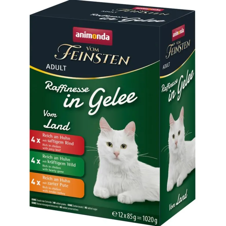 animonda Vom Feinsten Adult Raffinesse hyytelöissä 24 x 85 g