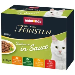 animonda vom Feinsten Adult Raffinesse kastikkeessa -lajitelma