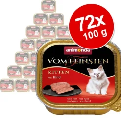 Animonda vom Feinsten Kitten -säästöpakkaus 72 x 100 g