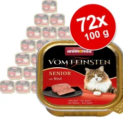 Animonda vom Feinsten Senior -säästöpakkaus 72 x 100 g