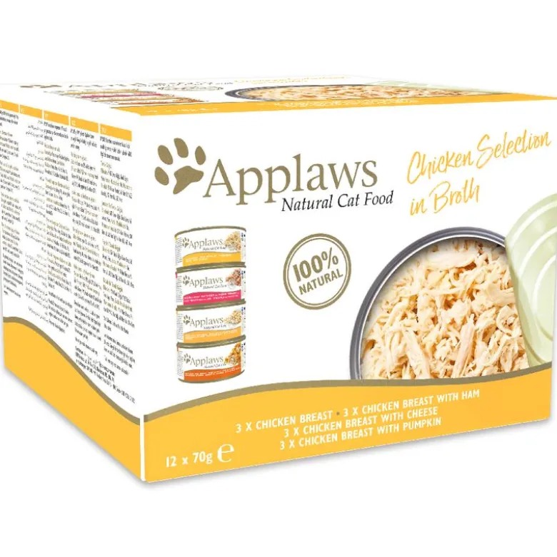 Applaws Adult -purkkilajitelmat 24 x 70 g