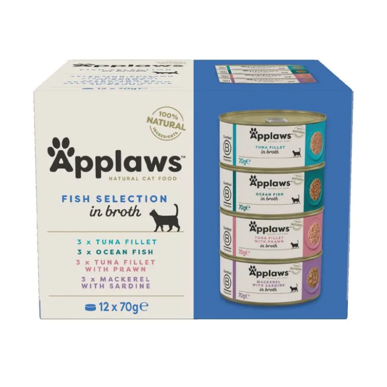 Applaws Adult -purkkilajitelmat 24 x 70 g