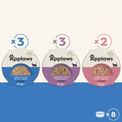 Applaws Cat Pot -lajitelma 8 x 60 g