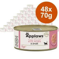 Applaws in Broth -säästöpakkaus 48 x 70 g