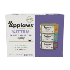 Applaws Kitten -purkkilajitelma: sardiini, kana, tonnikala