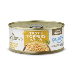 Applaws Puppy Taste Toppers liemessä -säästöpakkaus 12 x 156 g