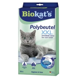 Biokats Polybag -kertakäyttöpussi kissanhiekalle