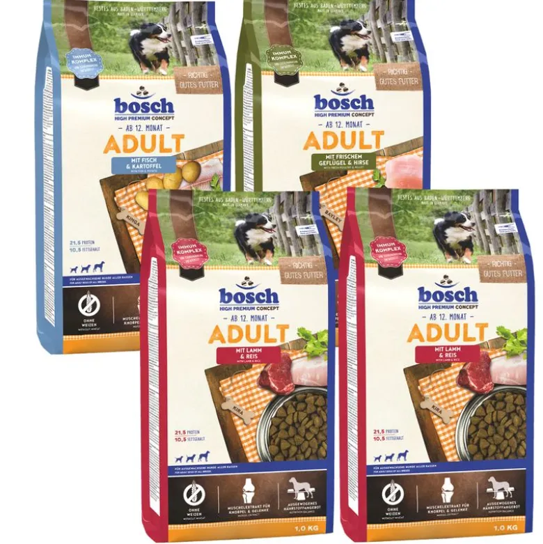 bosch Adult -kokeilupakkaus 4 x 1 kg