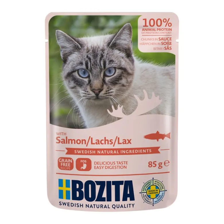 Bozita Chunks in Gravy Pouch -säästöpakkaus 24 x 85 g