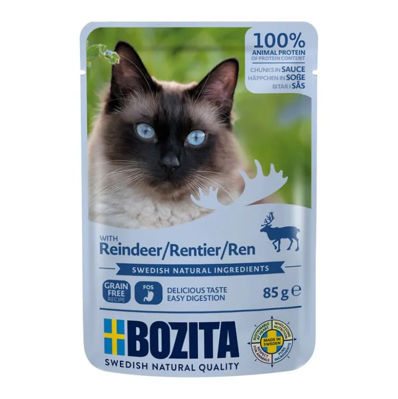 Bozita Chunks in Gravy Pouch -säästöpakkaus 24 x 85 g