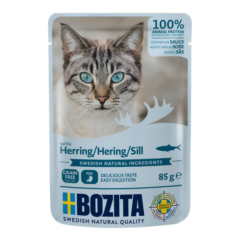 Bozita Chunks in Gravy Pouch -säästöpakkaus 24 x 85 g