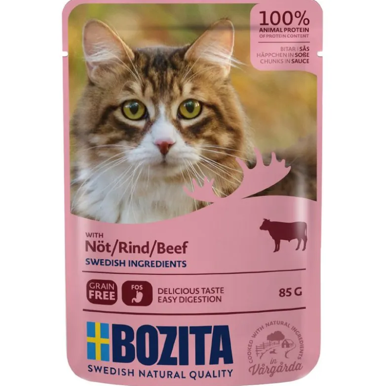 Bozita Chunks in Gravy Pouch -säästöpakkaus 24 x 85 g