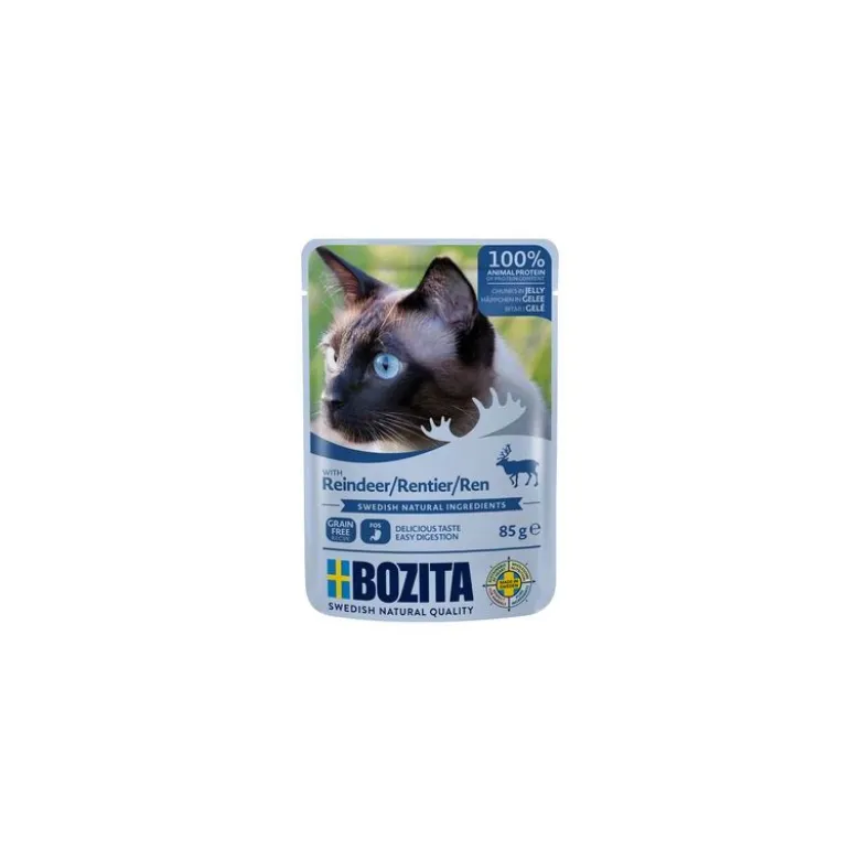 Bozita Chunks in Jelly Pouch -säästöpakkaus 24 x 85 g