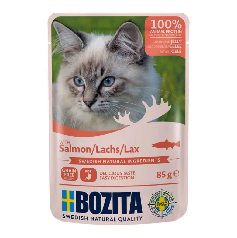 Bozita Chunks in Jelly Pouch -säästöpakkaus 24 x 85 g