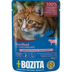 Bozita Chunks in Jelly Sterilised 12 x 85 g