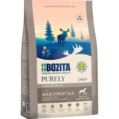 Bozita Dog Purely Puppy & Junior Large Grain Free hirvi