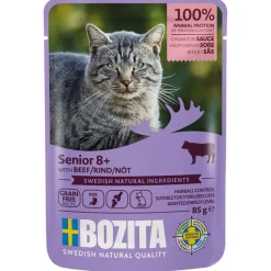Bozita Morsels in Sauce Senior -säästöpakkaus 24 x 85 g