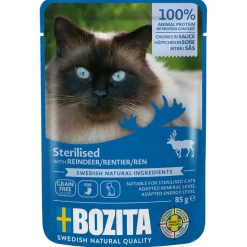 Bozita Paloja kastikkeessa Sterilised 12 x 85 g