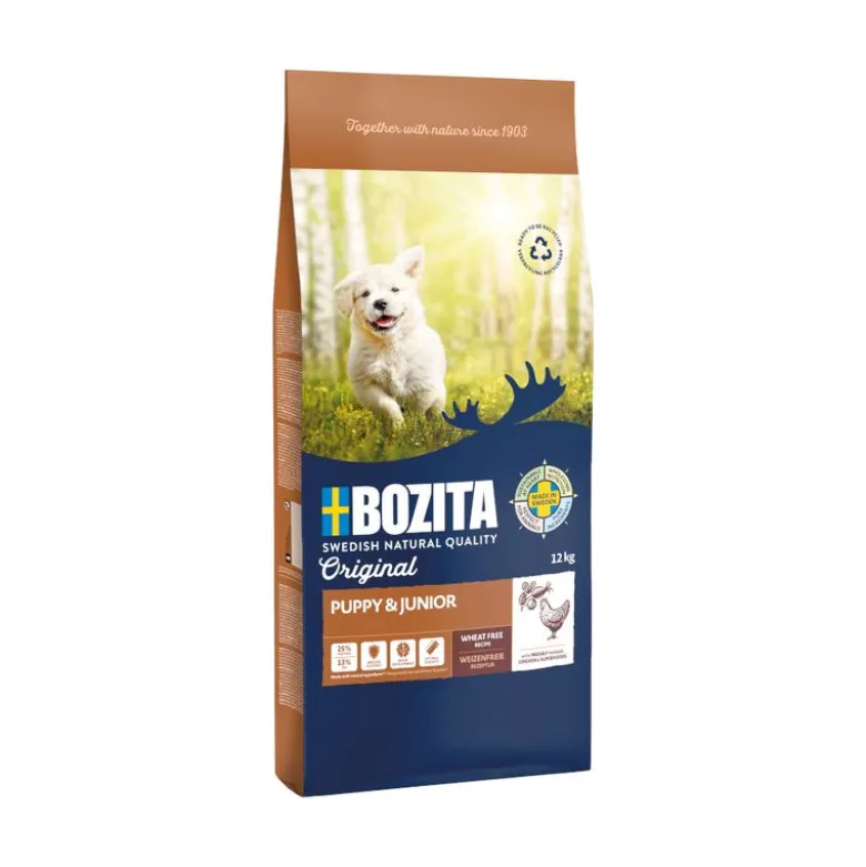 Bozita Puppy & Junior kana - vehnätön