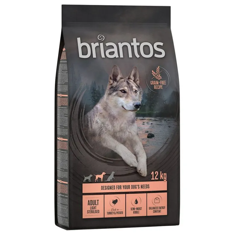 Briantos Adult Light Sterilised kalkkuna & peruna - viljaton