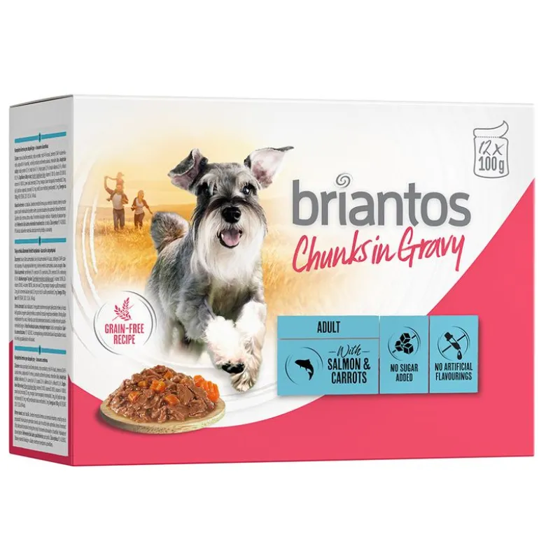 Briantos Chunks in Gravy -säästöpakkaus 48 x 100 g