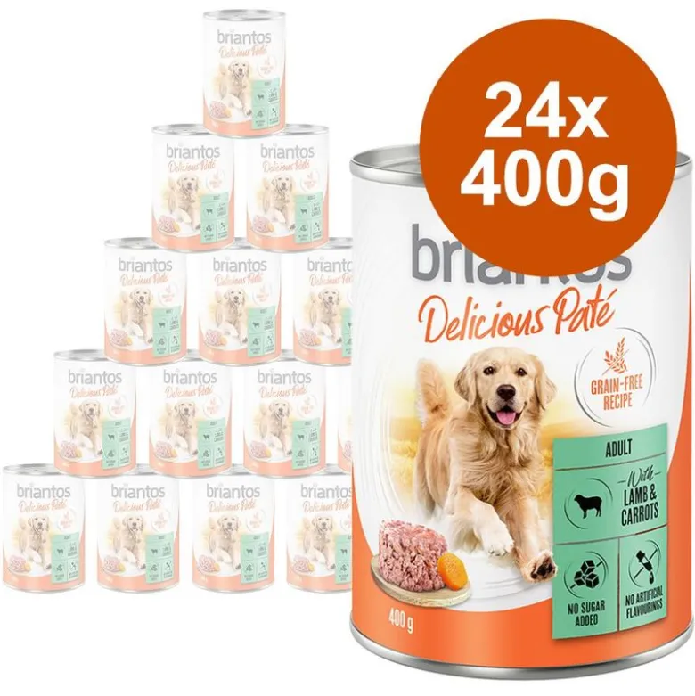 Briantos Delicious Paté -säästöpakkaus 24 x 400 g