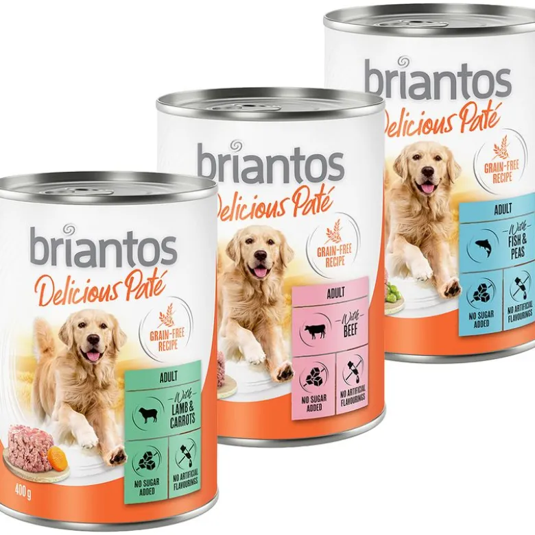 Briantos Delicious Paté -säästöpakkaus 24 x 400 g