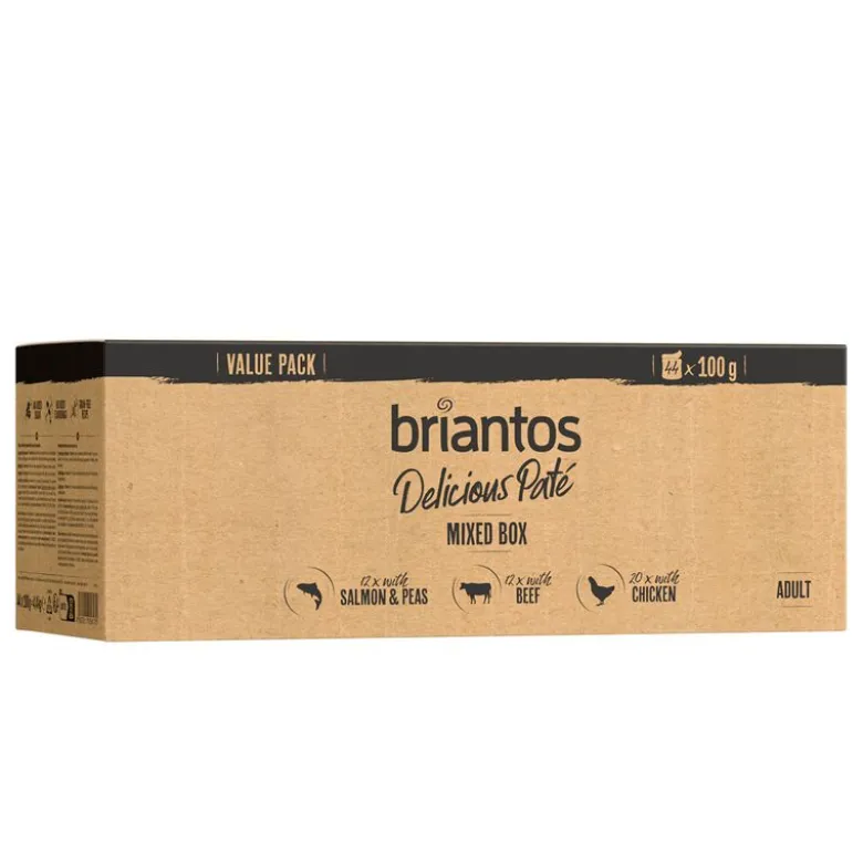 Briantos Delicious Paté -säästöpakkaus 48 x 100 g