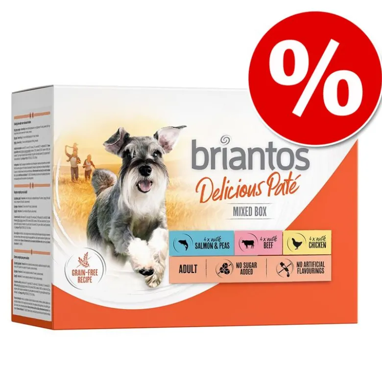 Briantos Delicious Paté -säästöpakkaus 48 x 100 g