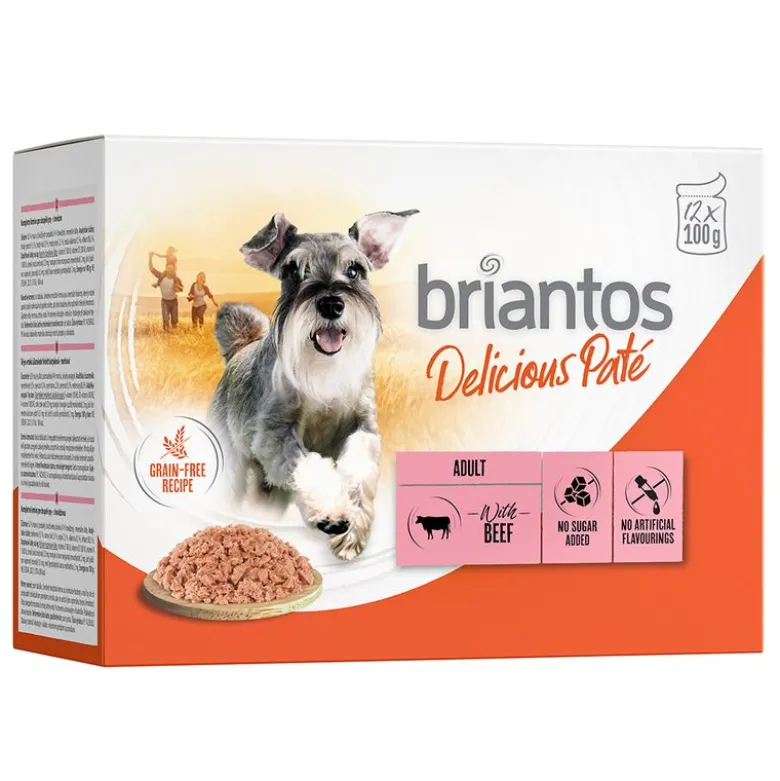 Briantos Delicious Paté -säästöpakkaus 48 x 100 g
