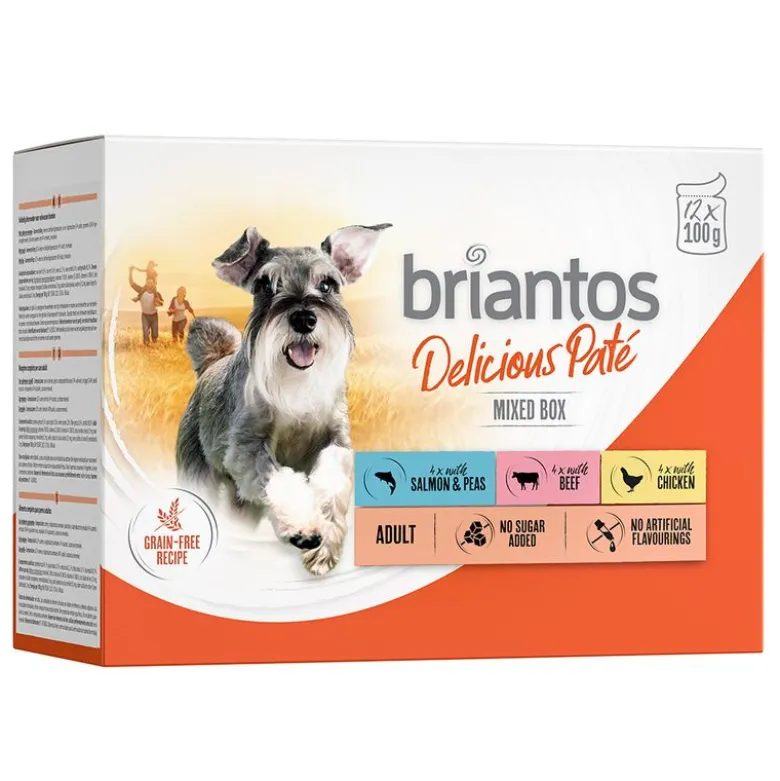 Briantos Delicious Paté -säästöpakkaus 48 x 100 g