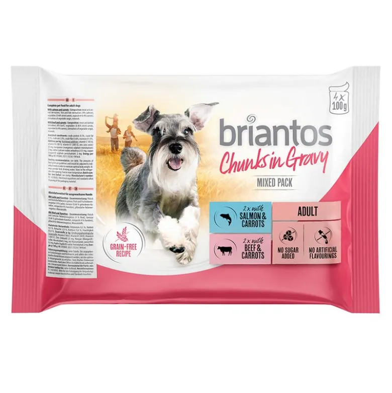 Briantos-tuorepussit kokeilulajitelma 4 x 100 g