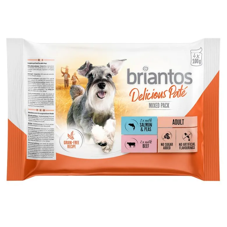 Briantos-tuorepussit kokeilulajitelma 4 x 100 g
