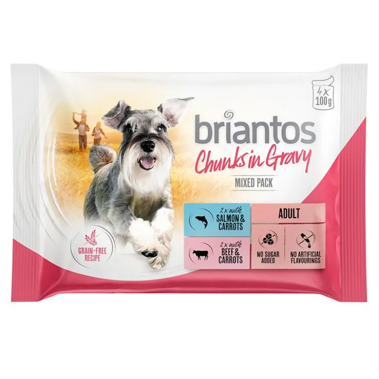 Briantos-tuorepussit kokeilulajitelma 4 x 100 g
