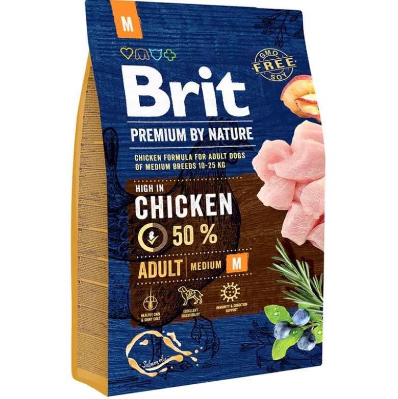 Brit Premium by Nature Adult Medium Breed kana