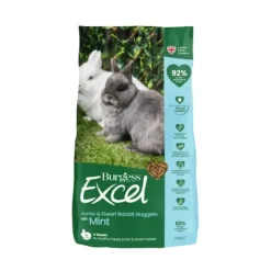 Burgess Excel Junior & Dwarf Rabbit Nuggets minttu