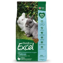 Burgess Excel Junior & Dwarf Rabbit Nuggets minttu