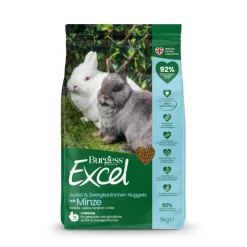 Burgess Excel Junior & Dwarf Rabbit Nuggets minttu