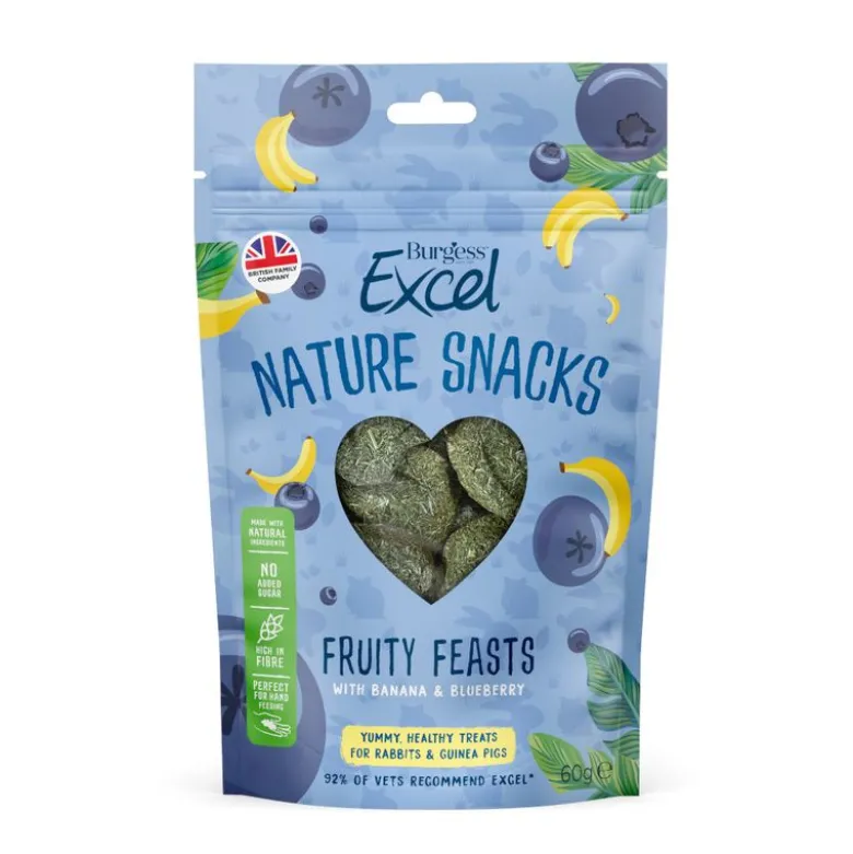 Burgess Excel Nature Snacks Fruity Feasts